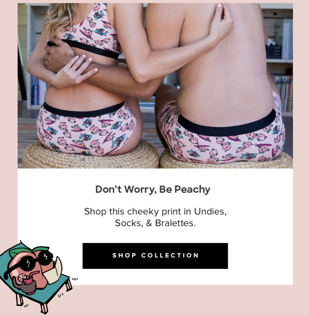 Tropical Vacation Themed Matching Undies